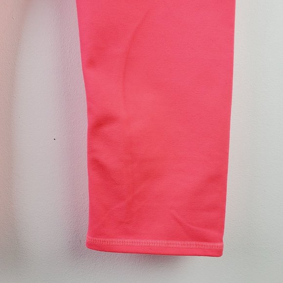 Fabletics Mid-Rise PowerHold NEON Pink Capri Leggings Sz S - Picture 7 of 8